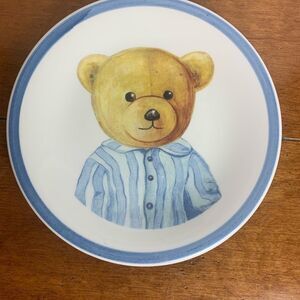 Bear plate 8“ Ceramica Due Torri made in Italy